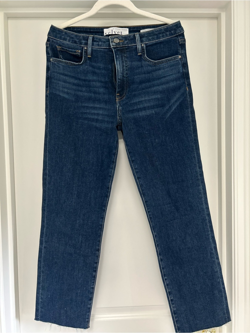 Velvet Dark Blue Jeans